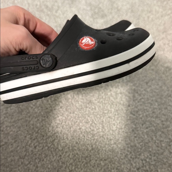 CROCS Kids Black and White Water Shoes - Picture 5 of 5